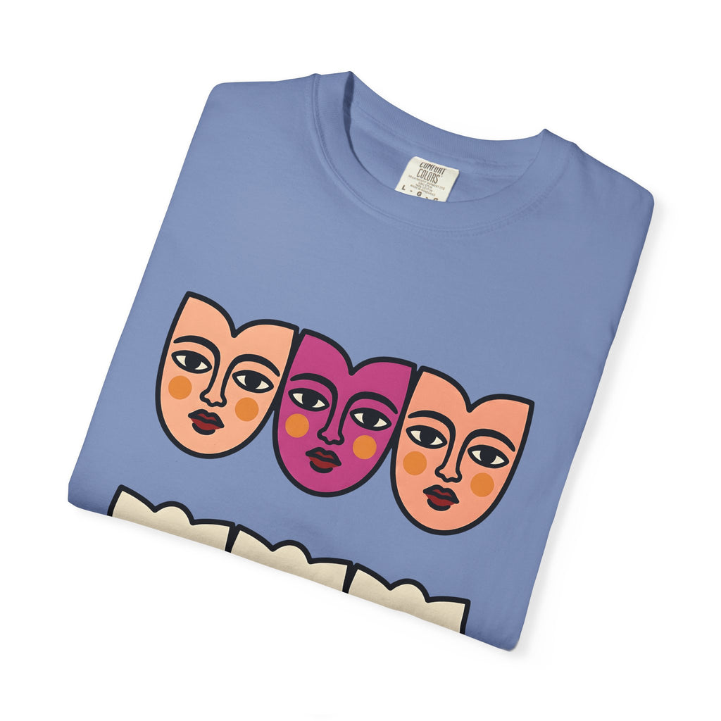 Abstract Faces T-Shirt Abstract Art Gift Women Modern T-Shirt Faces T-Shirt Art Fan Contemporary T-Shirt Artistic Graphic Minimal Bold Outlines