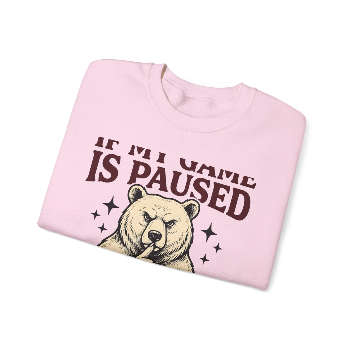 Gamer Bear Gaming Creature Gift Cartoon Teddy Gamer Fan Comic Creature Old School Controller Sweatshirt