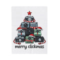 Camera Tree Christmas Photography Gift Kawaii Tree Camera Xmas Enthusiast Cute Photographic Blanket