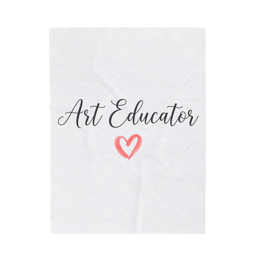 Love Icon Blanket Teachers Gratitude Gift Women Calligraphy Blanket Heart Blanket