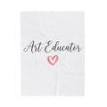 Love Icon Blanket Teachers Gratitude Gift Women Calligraphy Blanket Heart Blanket