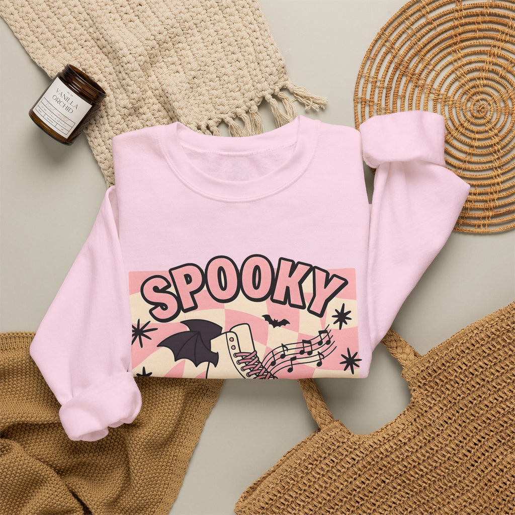 Roller Skate Bat Sweatshirt Halloween Sports Gift Women Line Art Sweatshirt Roller Derby Sweatshirt Horror Fan Skate Graphic Athlete