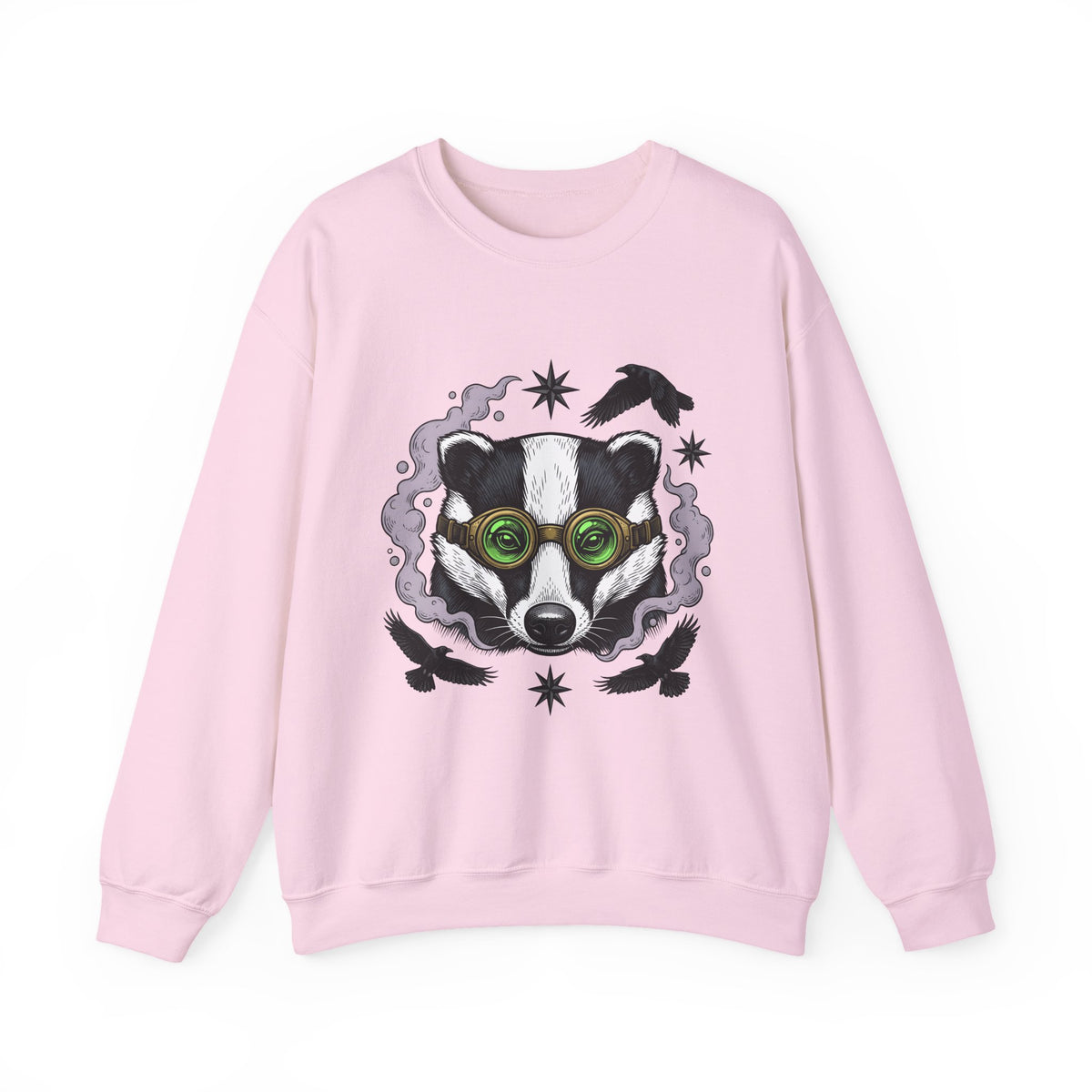 Badger Eyewear Halloween Creatures Gift Mysterious Glasses Horror Fan Spectacles Creature Classic Sweatshirt