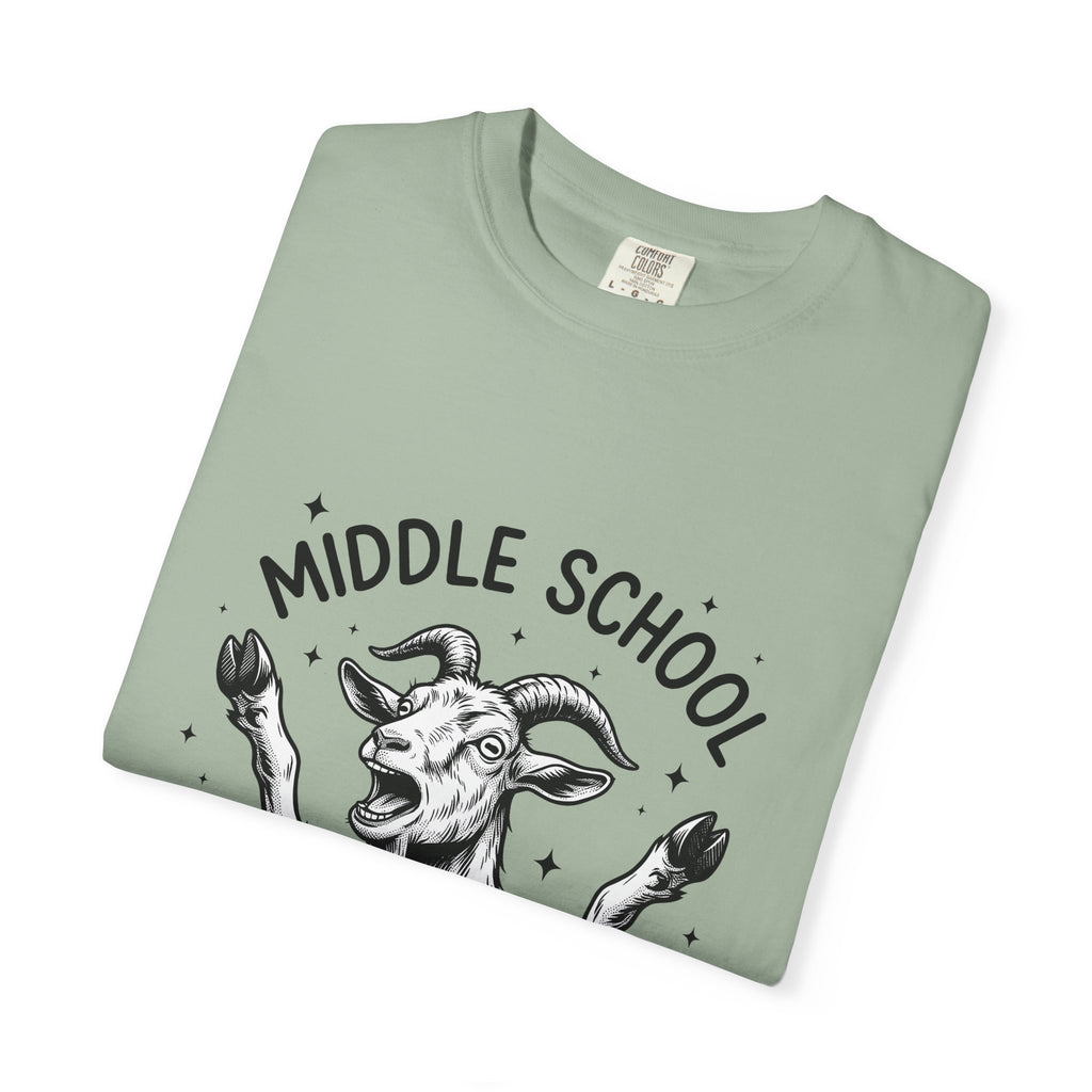 Goat Drawing T-Shirt Teachers Comedy Gift Women Cartoon T-Shirt Kid T-Shirt Educator Enthusiast Comic Graphic Classic Sparkle T-Shirt