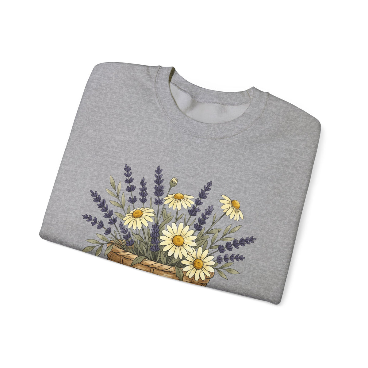 Flower Bunch Sweatshirt Moms Plants Gift Women Hand Drawn Sweatshirt Bouquet Sweatshirt Mother Fan Illustrated Sweatshirt Botanical Graphic Sketch Daisy Bloom