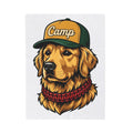 Golden Retriever Blanket Dog Hiking Gift Women Hand Drawn Blanket Retriever Blanket Dog Fan Illustrated Graphic Blanket Classic Cap Blanket