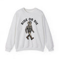 Bony Biker Sweatshirt Halloween Chopper Gift Women Old School Sweatshirt Biker Sweatshirt Horror Fan Retro Sweatshirt Motorcycle Graphic Grunge Shades Sweatshirt