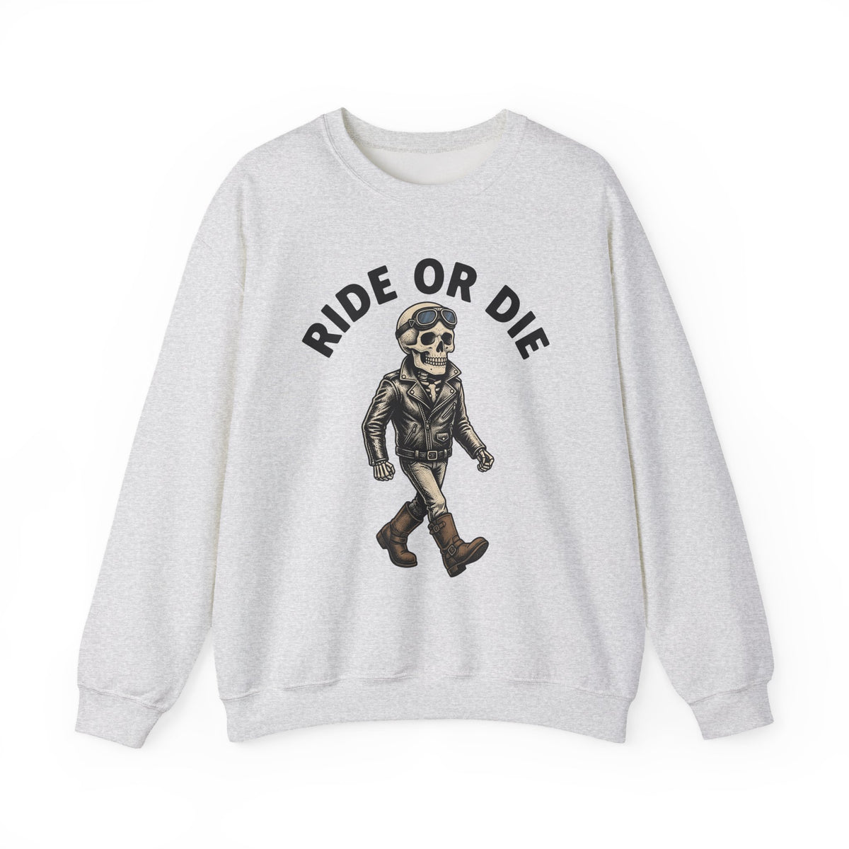 Bony Biker Sweatshirt Halloween Chopper Gift Women Old School Sweatshirt Biker Sweatshirt Horror Fan Retro Sweatshirt Motorcycle Graphic Grunge Shades Sweatshirt