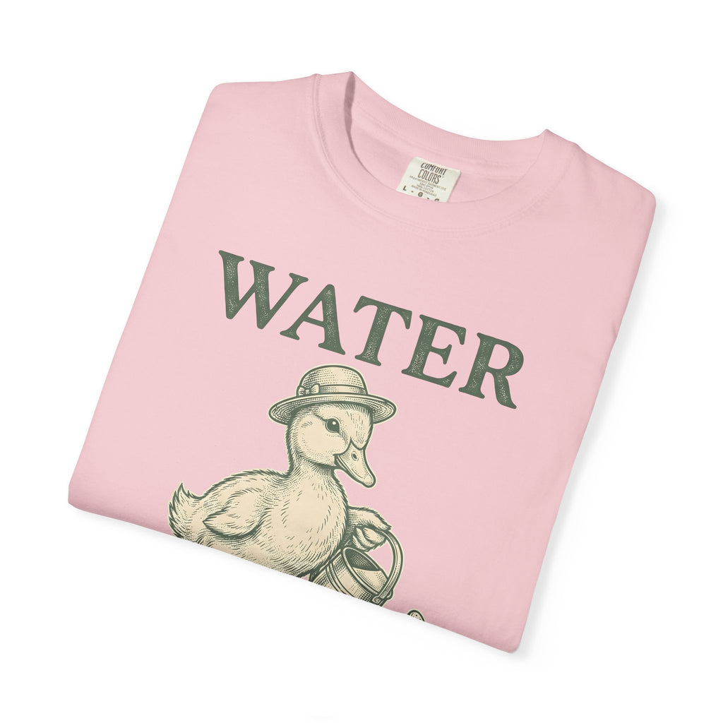 Duck Flower Pot T-Shirt Easter Landscaping Gift Women Old School T-Shirt Planter T-Shirt Easter Fan Vintage T-Shirt Gardening Graphic Doodle Cap