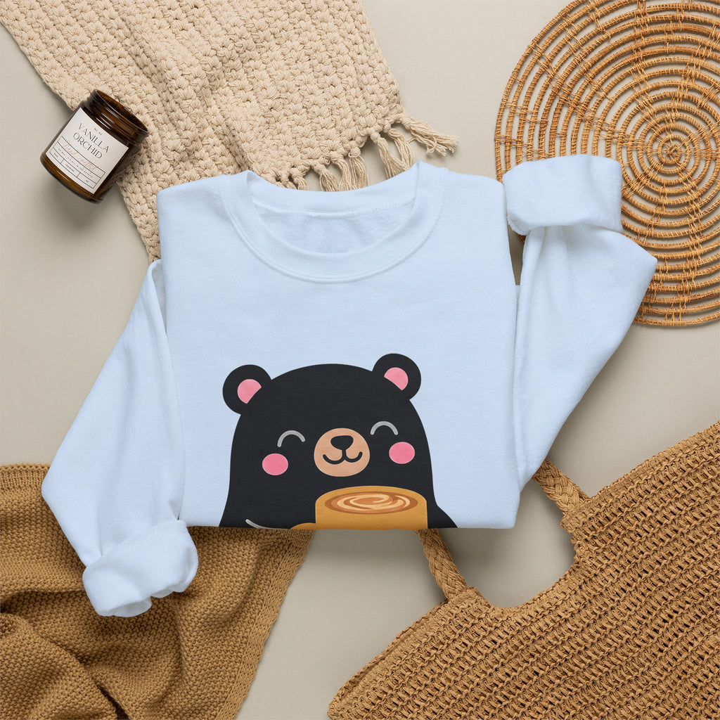 Bear Coffee Cup Coffee Animal Gift Cute Mug Coffee Fan Coffee Mug Kawaii Minimalist Sweatshirt