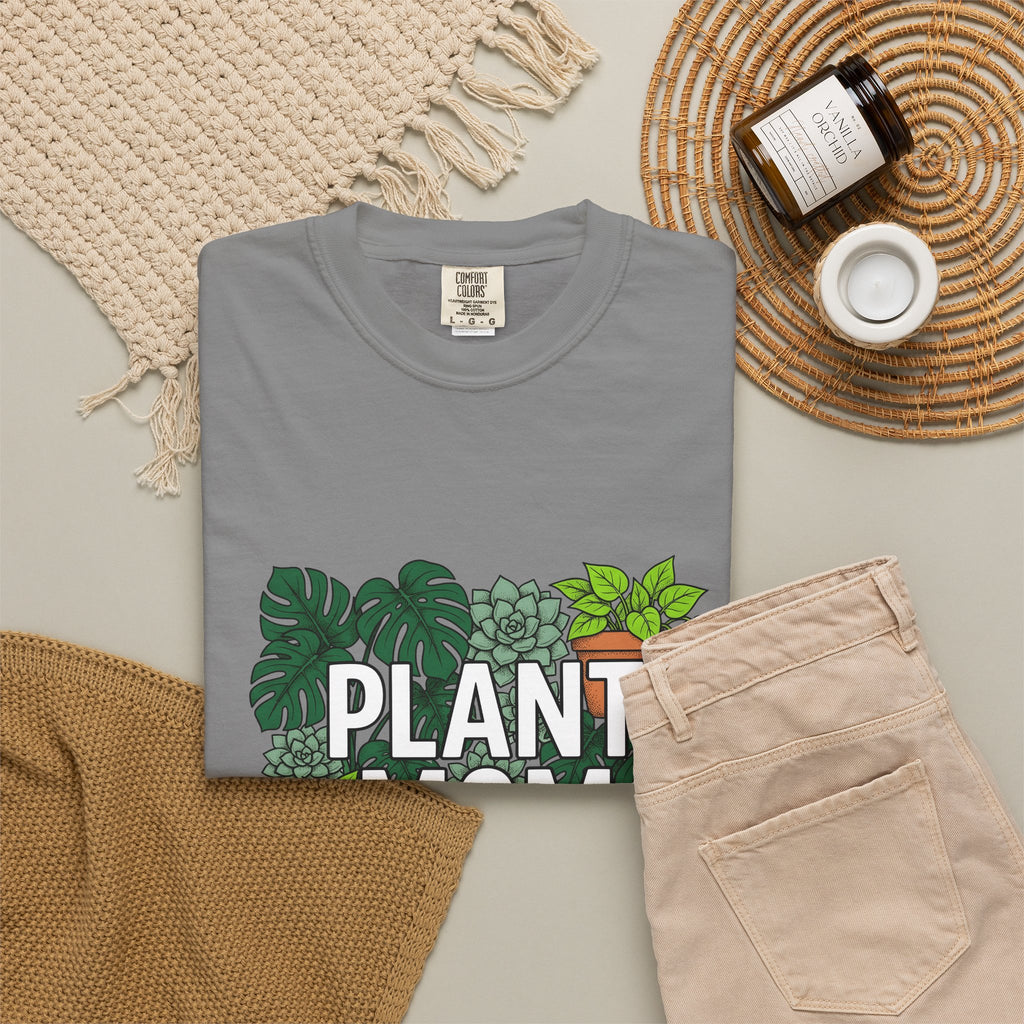 Indoor Plants T-Shirt Plant Mom Garden Gift Women Modern T-Shirt Houseplants T-Shirt Plant Lady Enthusiast Contemporary T-Shirt Gardening Graphic