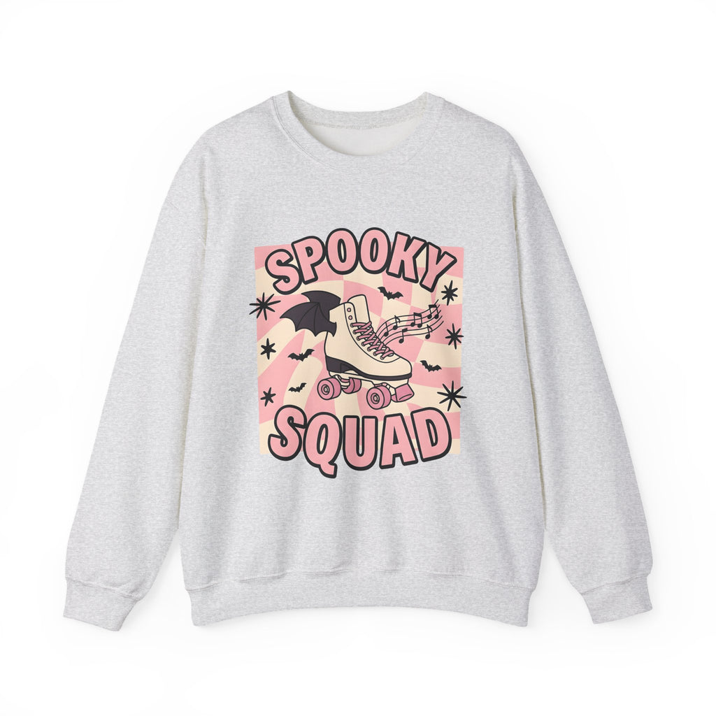 Roller Skate Bat Sweatshirt Halloween Sports Gift Women Line Art Sweatshirt Roller Derby Sweatshirt Horror Fan Skate Graphic Athlete