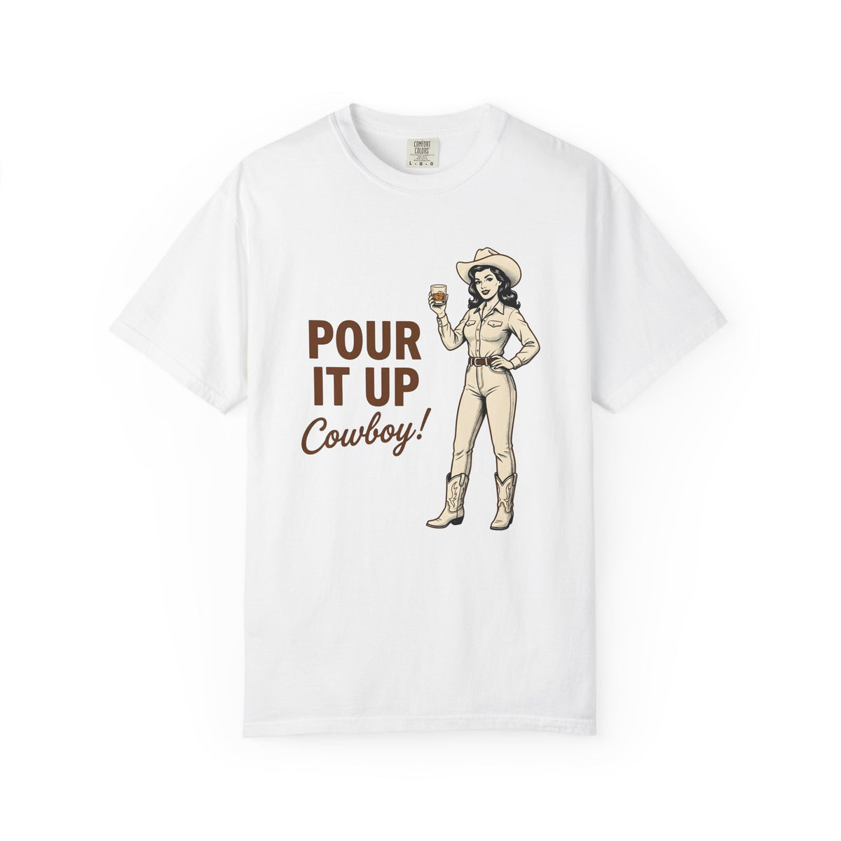 Cowgirl Cowgirl Western Gift Vintage Cowgirl Fan Distressed Western T-Shirt