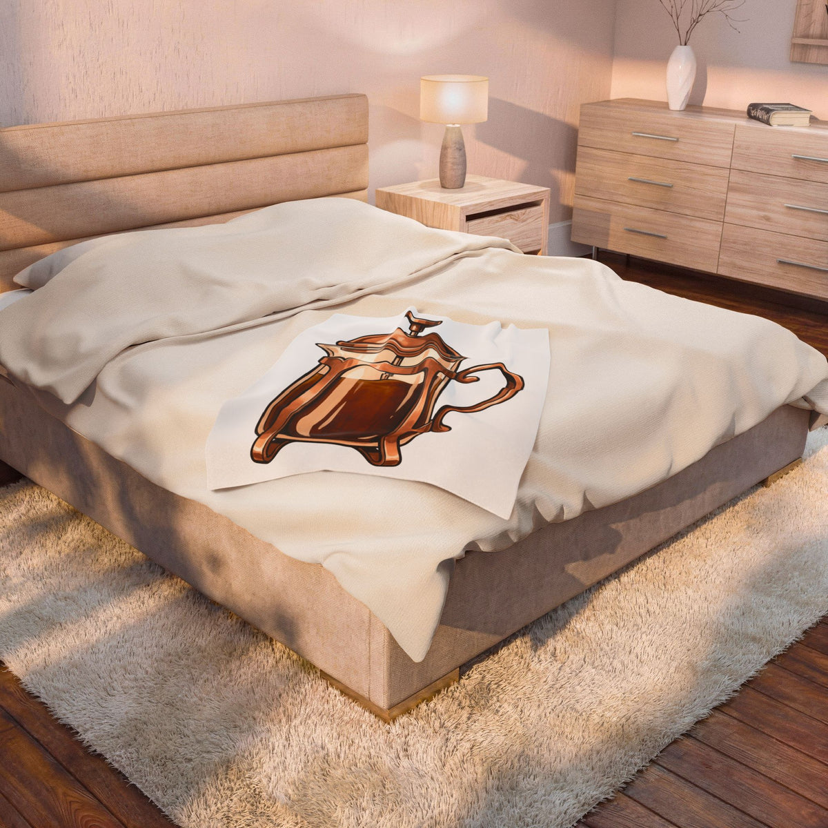 French Press Blanket Coffee Bakeware Gift Women Line Art Blanket Cafetiere Blanket Coffee Fan Baking Graphic Blanket Watercolor Coffee Blanket
