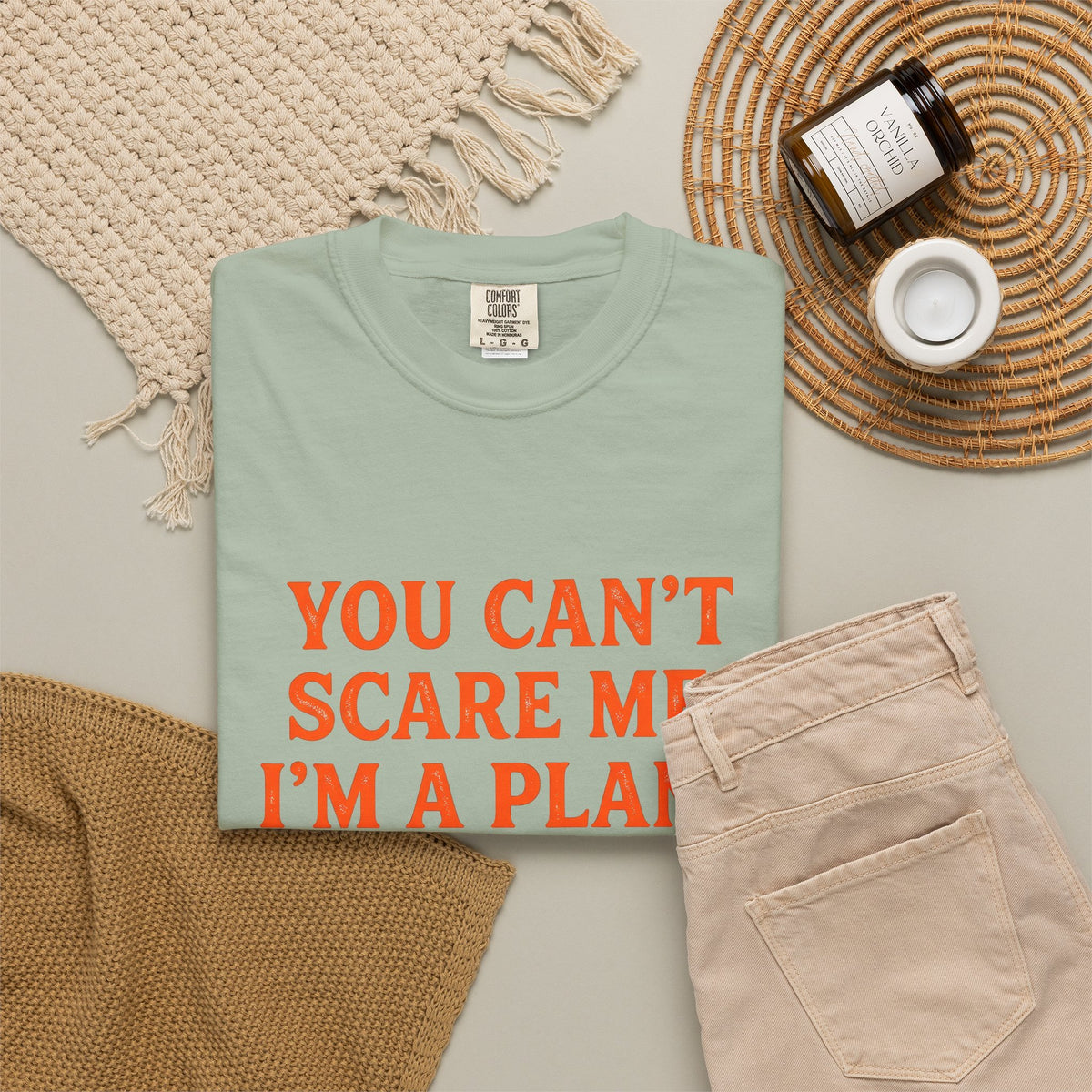 Autumn Leaves Halloween Plant Gift Bold Fall Foliage Spooky Fan Vintage Fall Foliage T-Shirt