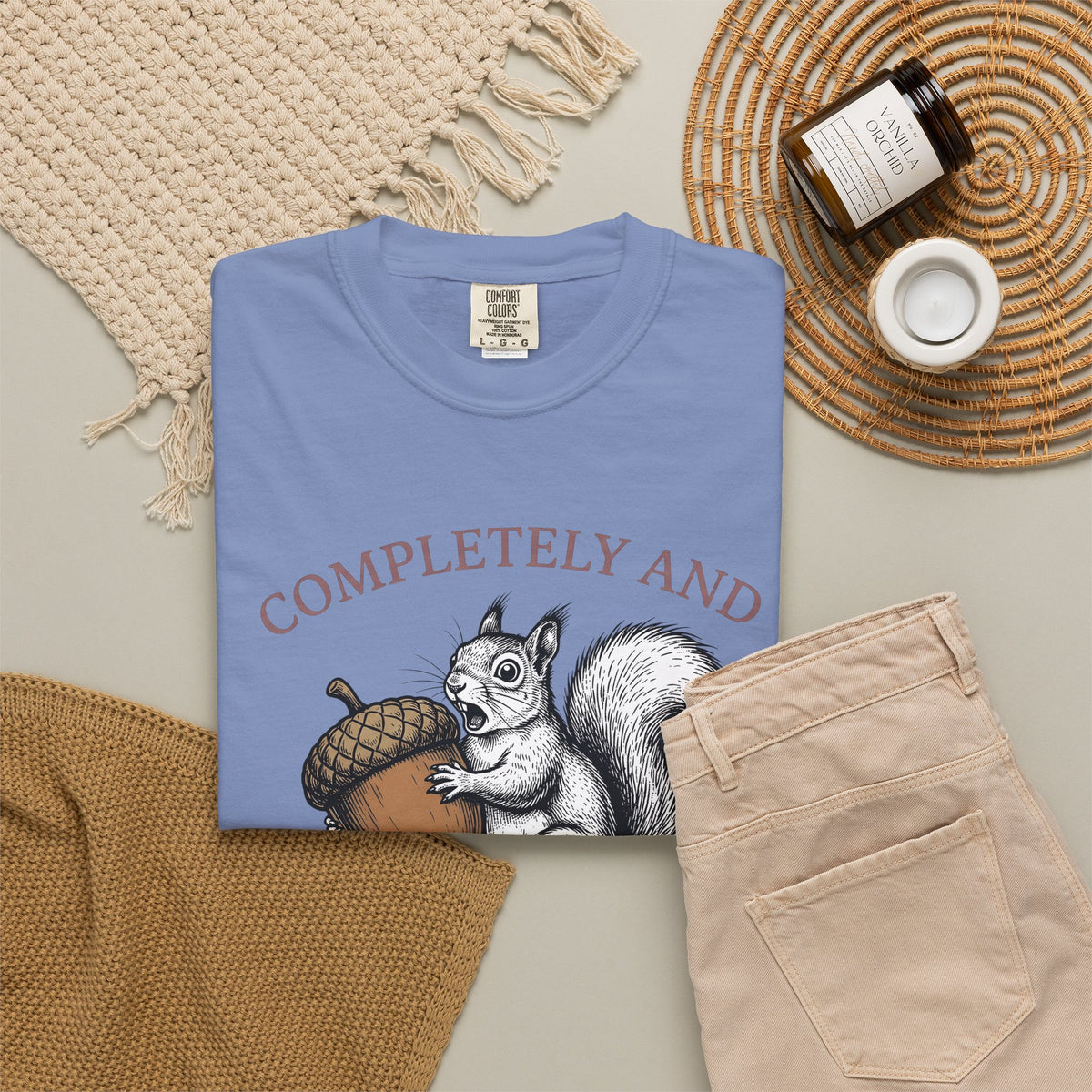 Chipmunk Nut T-Shirt Funny Pet Gift Women Sketch T-Shirt Acorn T-Shirt Humor Fan Squirrel Graphic Retro Comedy T-Shirt
