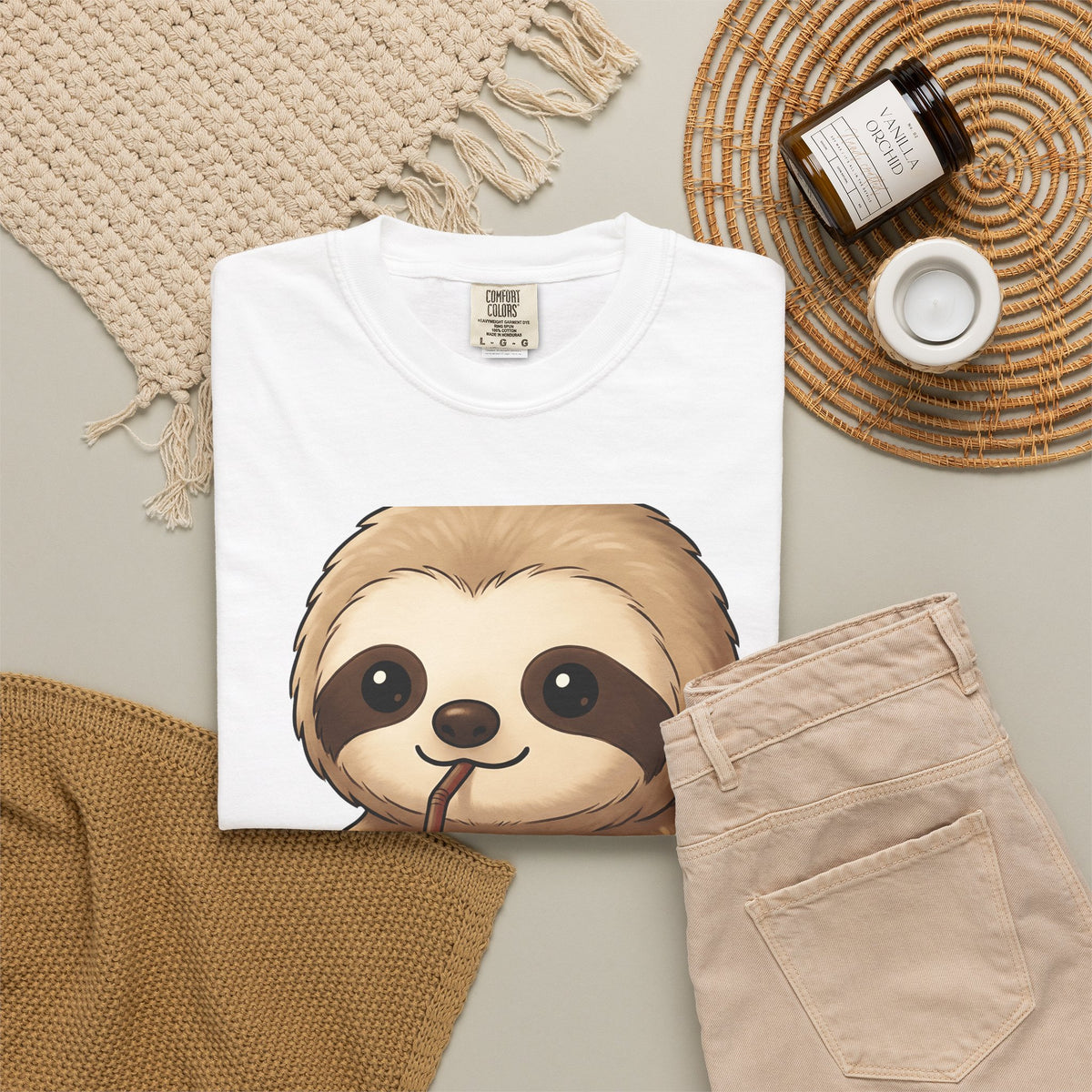 Sloth Java T-Shirt Coffee Creature Gift Women Playful T-Shirt Java T-Shirt Coffee Fan Cute T-Shirt Animal Graphic Sketch Cup T-Shirt