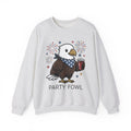 Bald Eagle Sweatshirt 4th Of July Usa Gift Women Comic Sweatshirt Eagle Sweatshirt Independence Day Fan Cartoon Sweatshirt American Graphic Vintage Fireworks