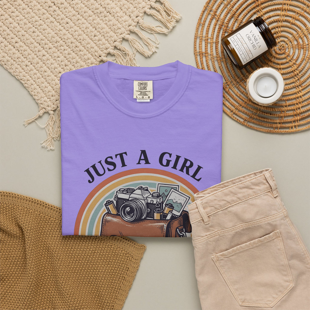 Photo T-Shirt T-Shirt Photography Backpack Gift Women Classic T-Shirt Camera T-Shirt T-Shirt Photographer Enthusiast Vintage T-Shirt Rucksack Graphic
