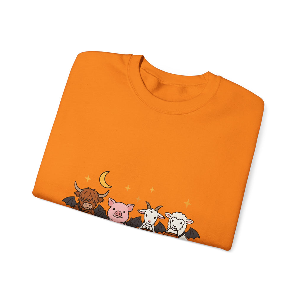 Country Animals Sweatshirt Halloween Pets Gift Women Darling Sweatshirt Farm Animals Sweatshirt Halloween Fan Cute Sweatshirt Pet Graphic Funny Halloween
