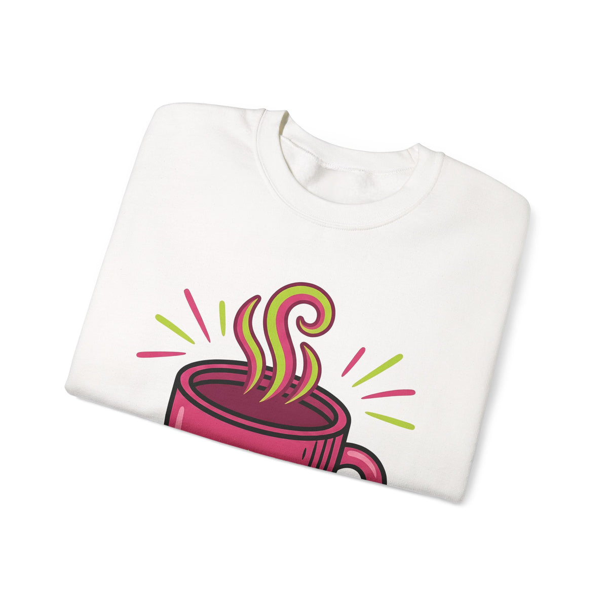 Coffee Cup Sweatshirt Coffee Brunch Gift Women Vintage Sweatshirt Sweatshirt Sweatshirt Coffee Fan Coffee Cup Sweatshirt Breakfast Graphic Comic Star Shape Sweatshirt