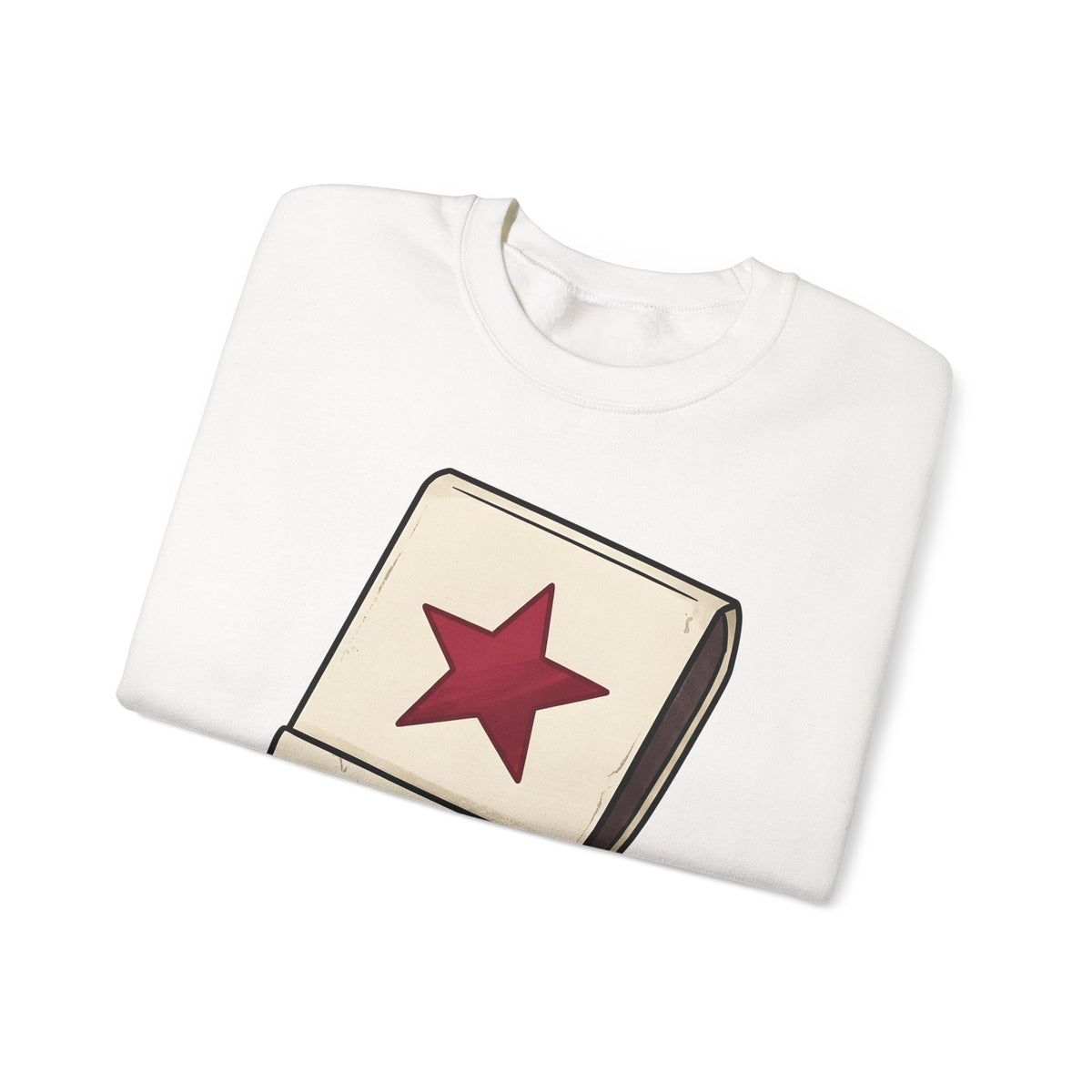 Matchbook Illustration Sweatshirt Cute Quote Gift Women Sketch Sweatshirt Matchcover Sweatshirt Kawaii Fan Doodle Sweatshirt Inspirational Graphic Simple Star