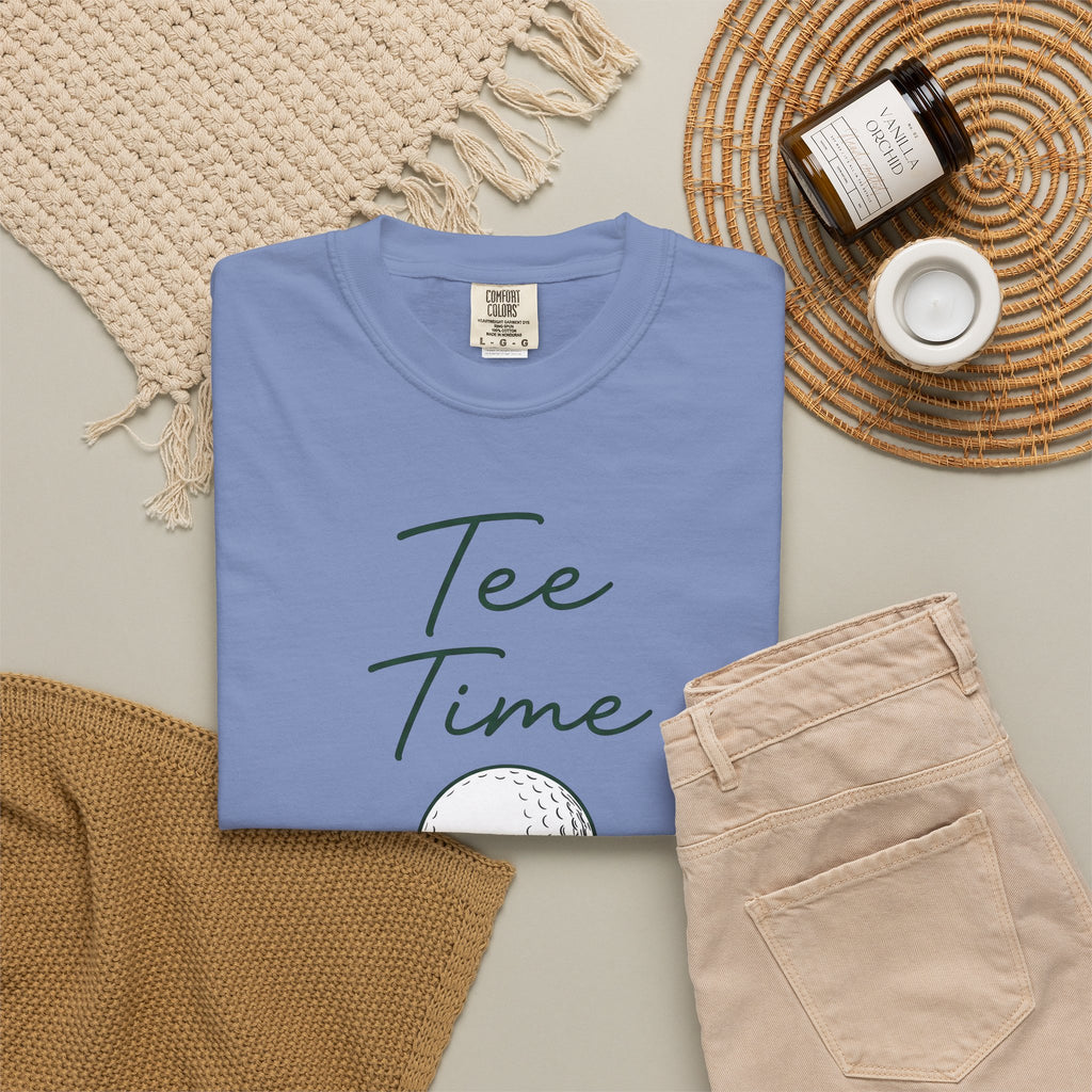 Golf Ball Golf Hiking Gift Flat Golf Golfing Fan Simple T-Shirt