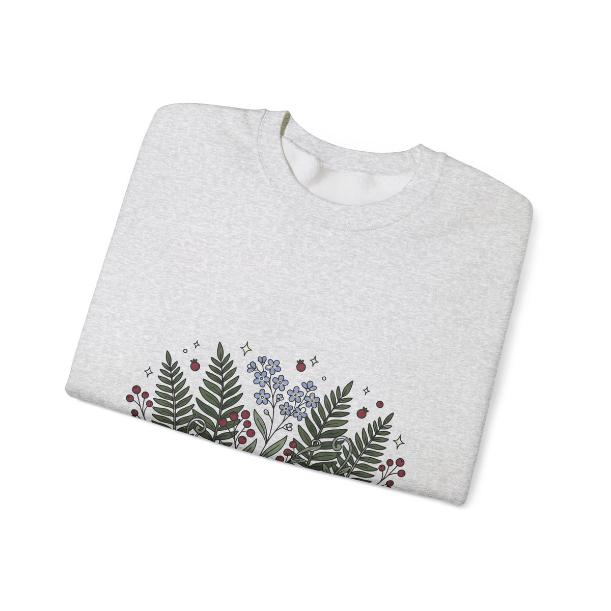 Botanical Floral Graphic Sweatshirt Aunt Family Gift Women Whimsical Sweatshirt Flower Sweatshirt Auntie Fan Boho Graphic Hand Drawn Stars Sweatshirt