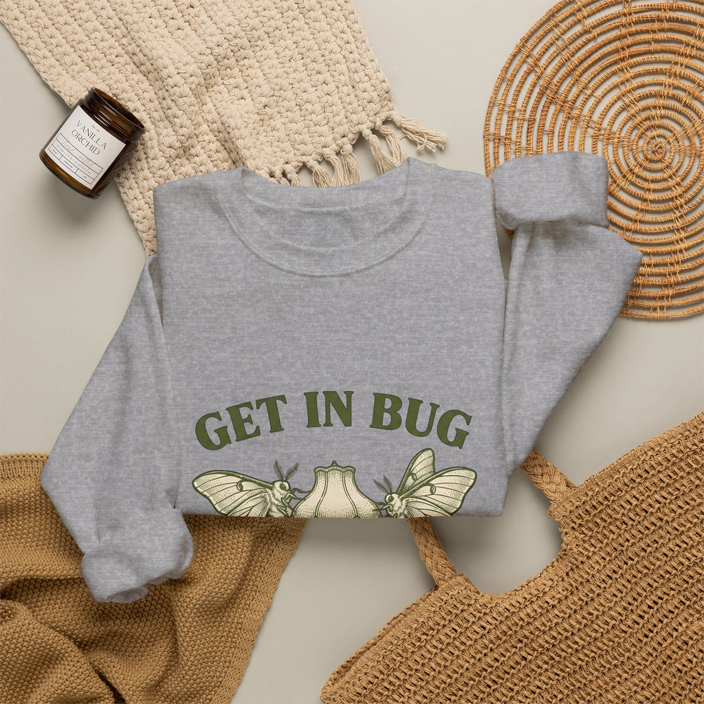 Moth Lantern Sweatshirt Vintage Critter Gift Women Retro Sweatshirt Lantern Sweatshirt Antique Fan Vintage Sweatshirt Creature Graphic Line Art Old-Fashioned