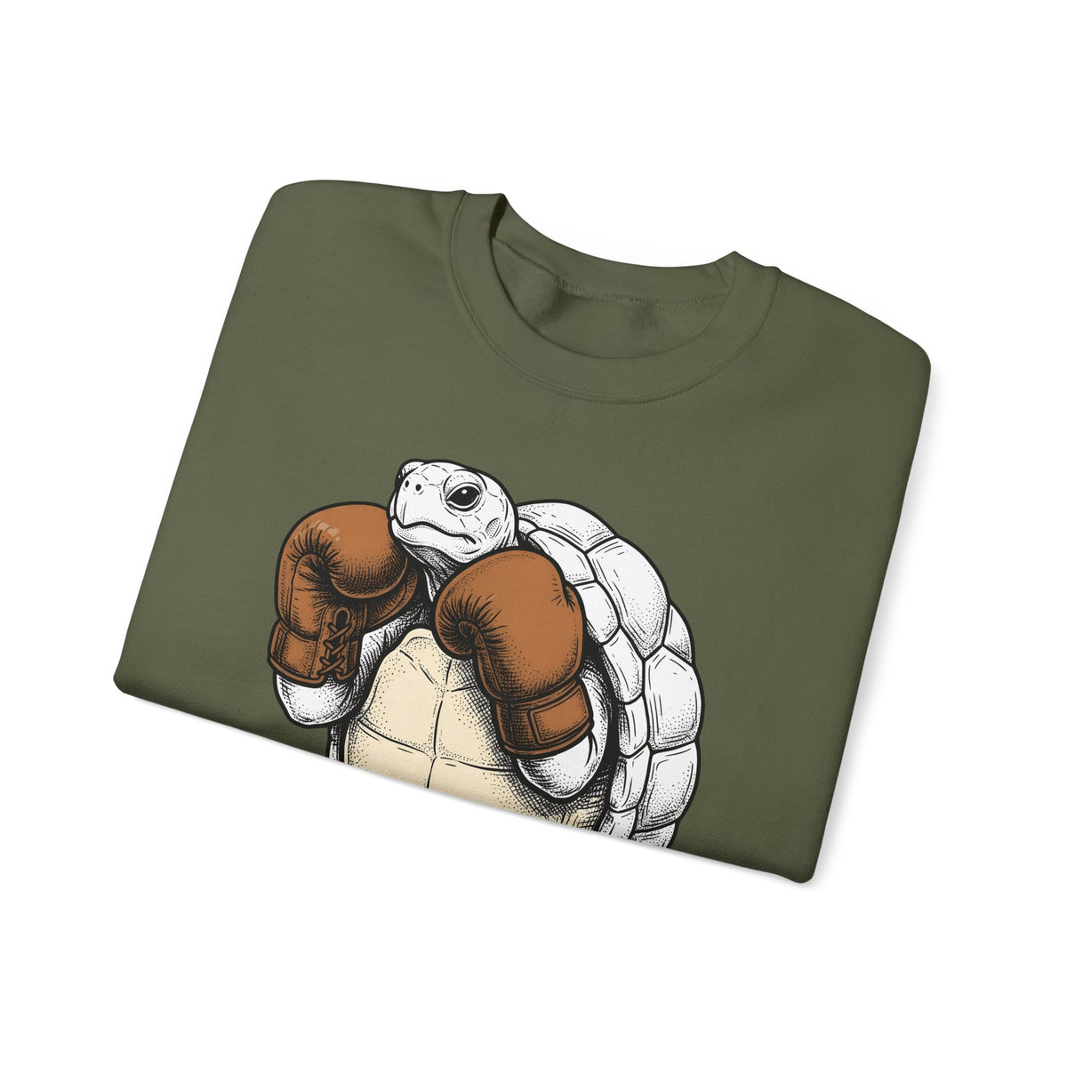 Turtle Punch Gloves Sweatshirt Sports Workout Gift Women Line Art Sweatshirt Boxing Gloves Sweatshirt Athlete Enthusiast Illustration Sweatshirt Fitness