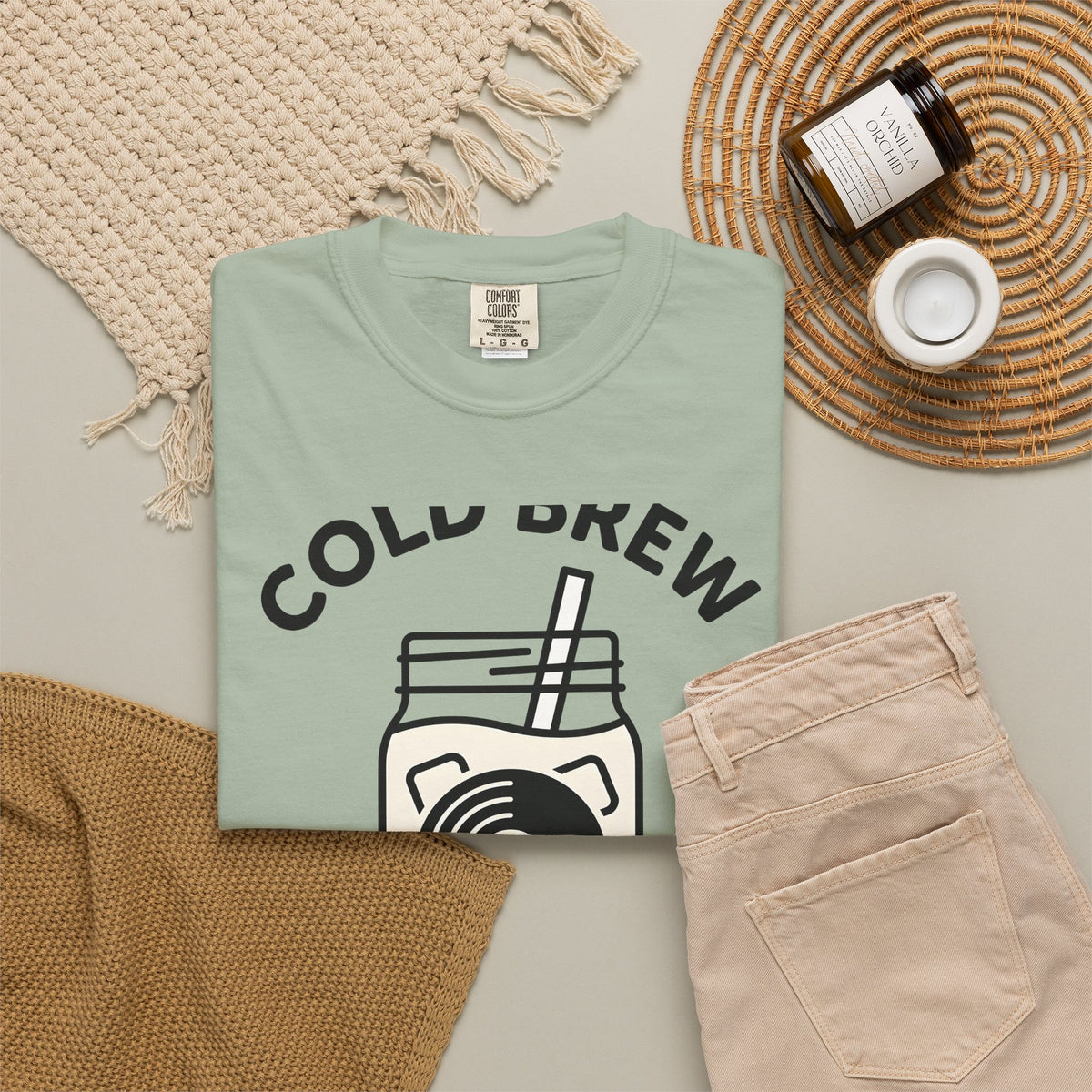 Glass Jar Coffee T-Shirt Coffee Instrument Gift Women Simple T-Shirt Coffee Bean T-Shirt Coffee Fan Minimalist T-Shirt Guitar Graphic Vintage Music