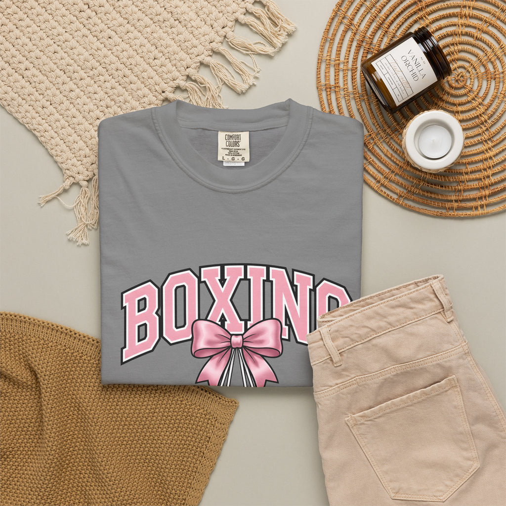 Boxing Gloves Boxing Workout Gift Cartoon Boxing Mitts Boxing Fan Fighting Fitness T-Shirt