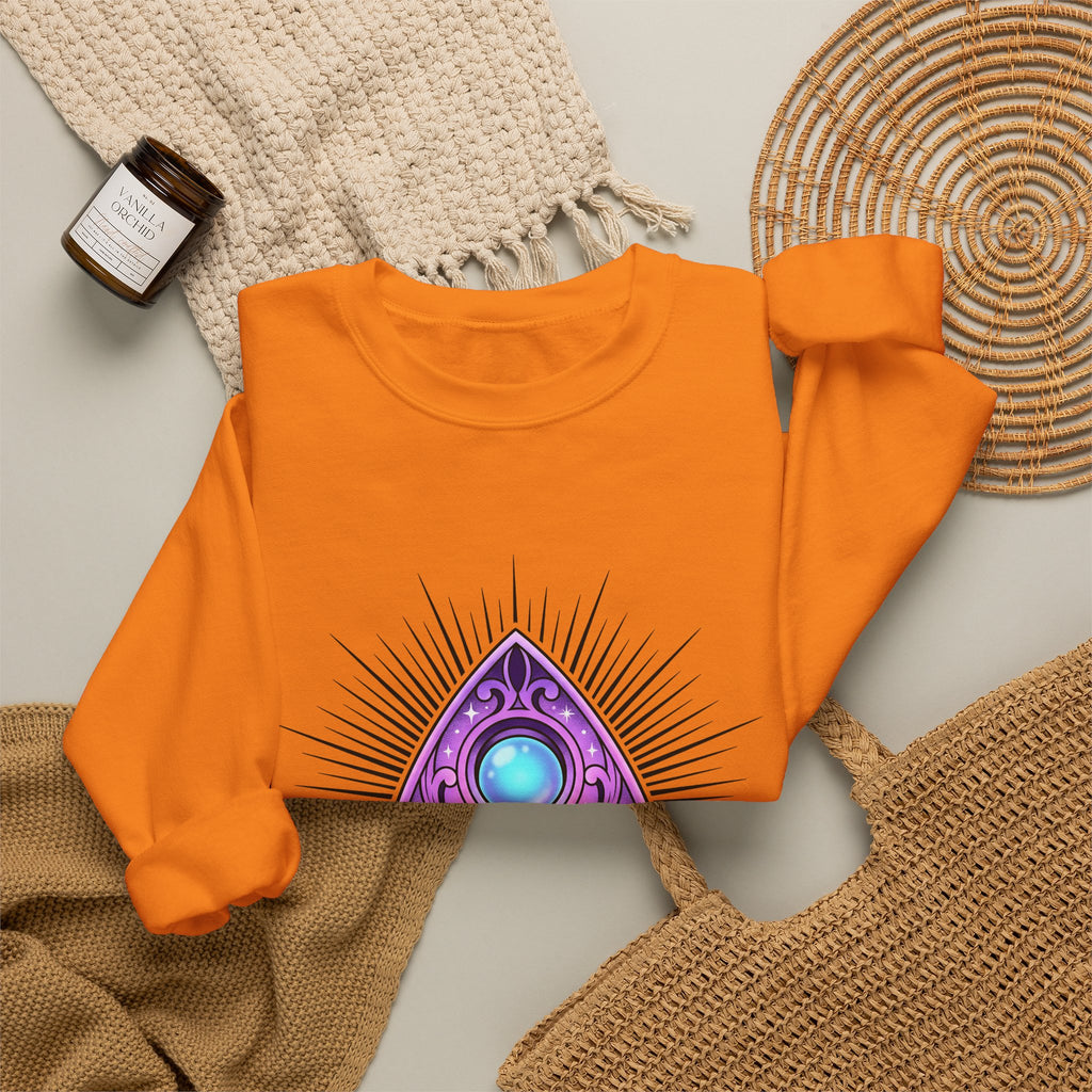 Magic Planchette Sweatshirt Boho Chic Zodiac Gift Women Mystical Sweatshirt Ouija Board Sweatshirt Bohemian Fan Spiritual Sweatshirt Astrology Graphic Trippy
