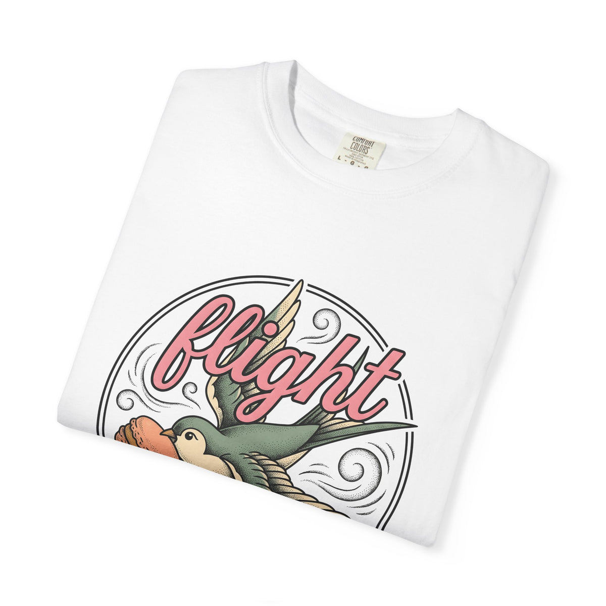 Cute Bird Confection T-Shirt Desserts Sweets Gift Women Old School T-Shirt Pastry T-Shirt Treat Fan Vintage T-Shirt Candy Graphic Line Art Twists