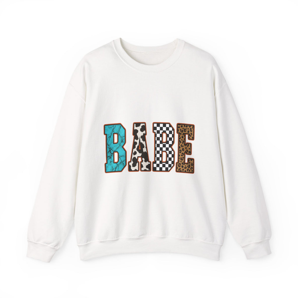 Animal Pattern Lettering Sweatshirt Cowgirl Fashionable Gift Women Cowboy Sweatshirt Typography Sweatshirt Rodeo Fan Western Sweatshirt Trendy Graphic Vintage