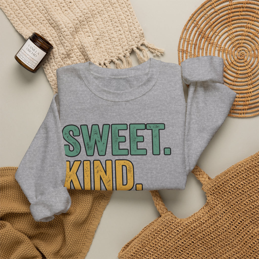 Bold Retro Text Sweatshirt Mom Humor Gift Women Distressed Sweatshirt Typography T-Sh