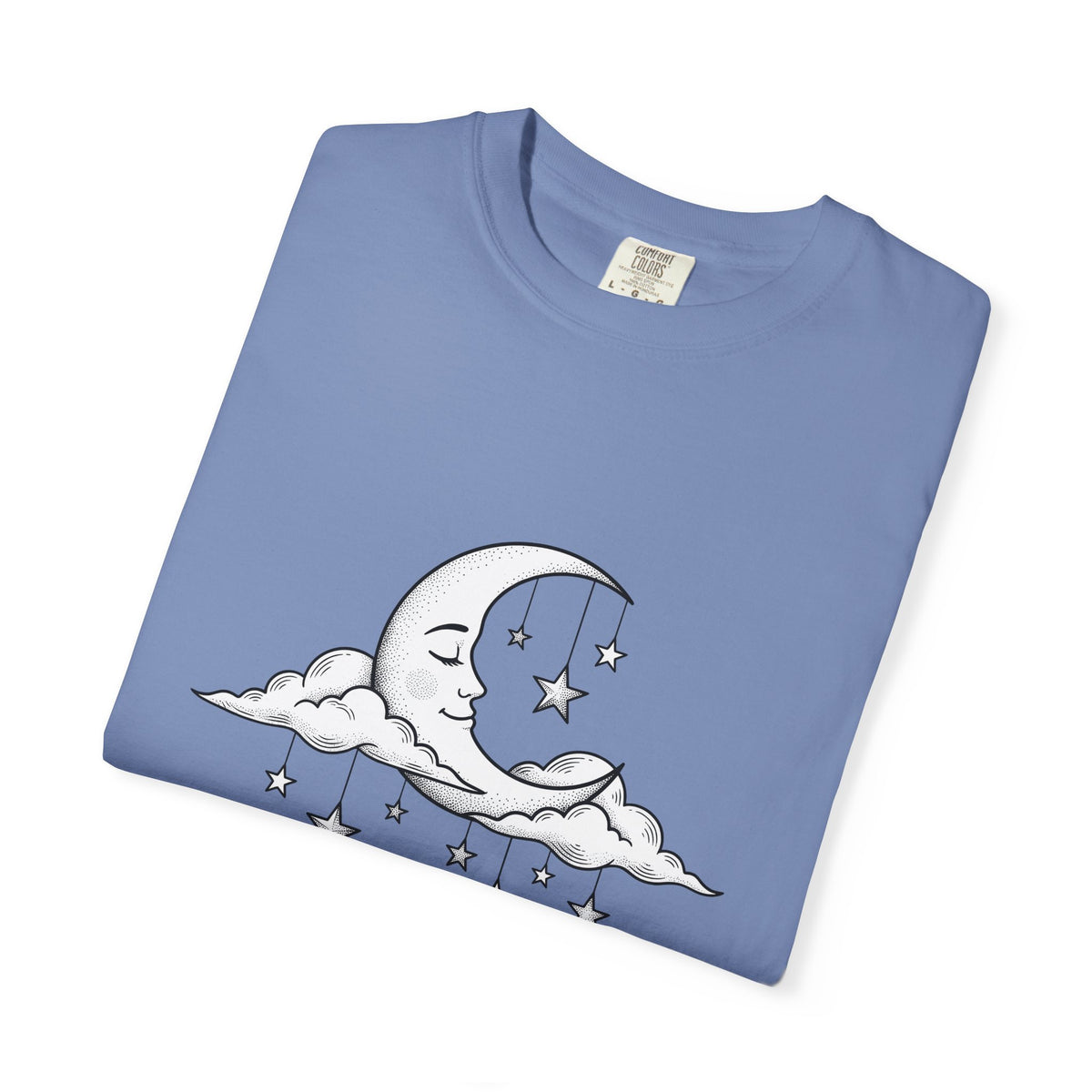 Crescent Moon T-Shirt Nurses Career Gift Women Line Art T-Shirt Lunar T-Shirt Nurse Enthusiast Minimalist T-Shirt Professional Graphic Clean