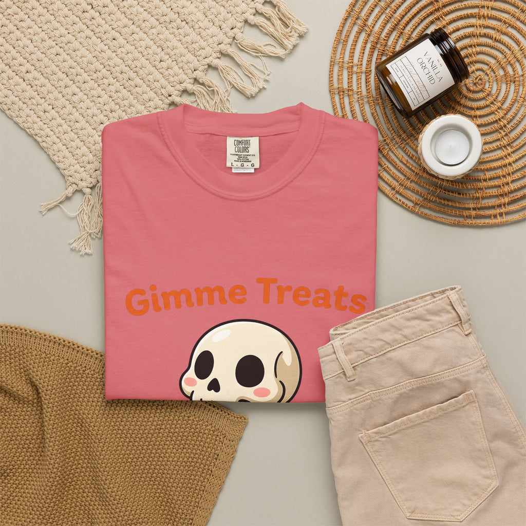 Skeleton Dog T-Shirt Halloween Dog Gift Women Cute T-Shirt Dog T-Shirt Halloween Fan Kawaii T-Shirt Canine Graphic Cartoon Pumpkin T-Shirt