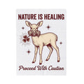Buck Gas Mask Blanket Nature Fauna Gift Women Antique Blanket Gas Mask Blanket Wildlife Enthusiast Vintage Blanket Animal Graphic Ink Drawing Four