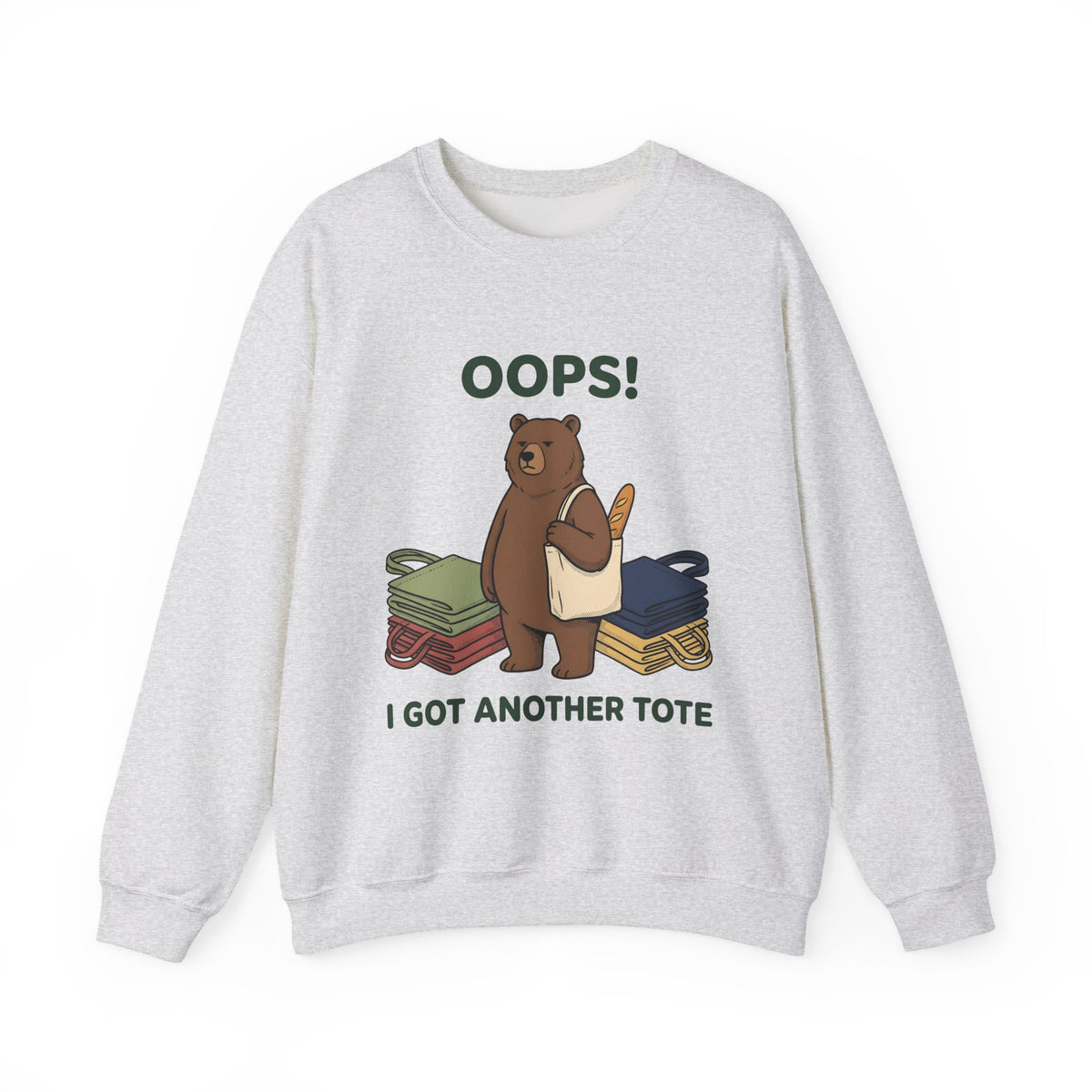 Bear Canvas Sweatshirt Sweatshirt Funny Critter Gift Women Doodle Sweatshirt Sweatshirt Sweatshirt Humor Fan Cartoon Sweatshirt Animal Graphic Sketch Baked Bread Sweatshirt