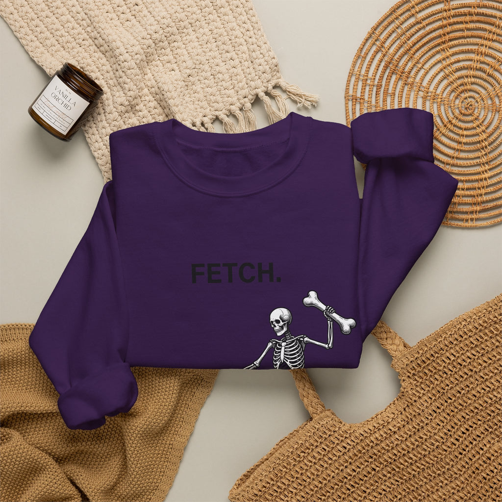 Canine Skeleton Sweatshirt Dog Fall Holiday Gift Women Old School Sweatshirt Dog Skeleton Sweatshirt Dog Fan Retro Sweatshirt Autumn Graphic Line Art Skeletal