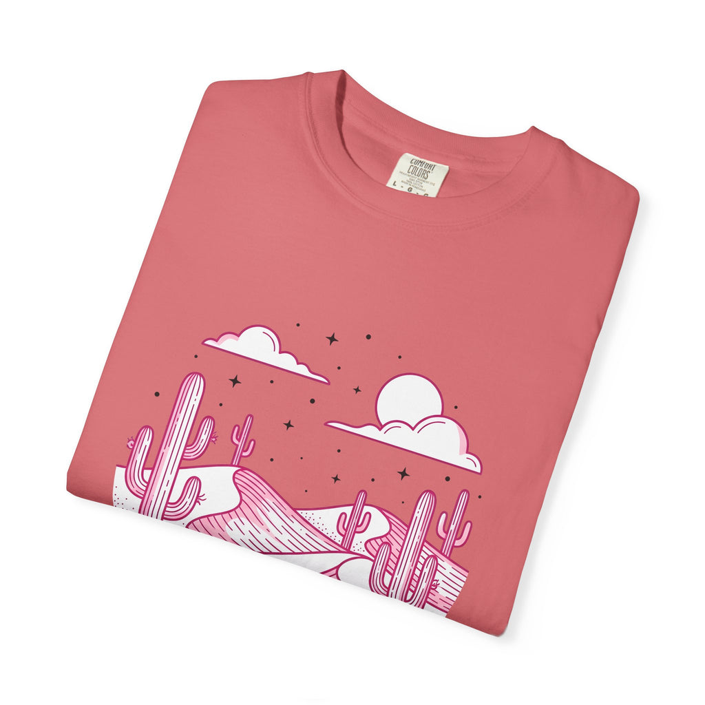 Desert Plant Desert Wilderness Gift Modern Cactus Desert Fan Succulent Wilderness Line T-Shirt