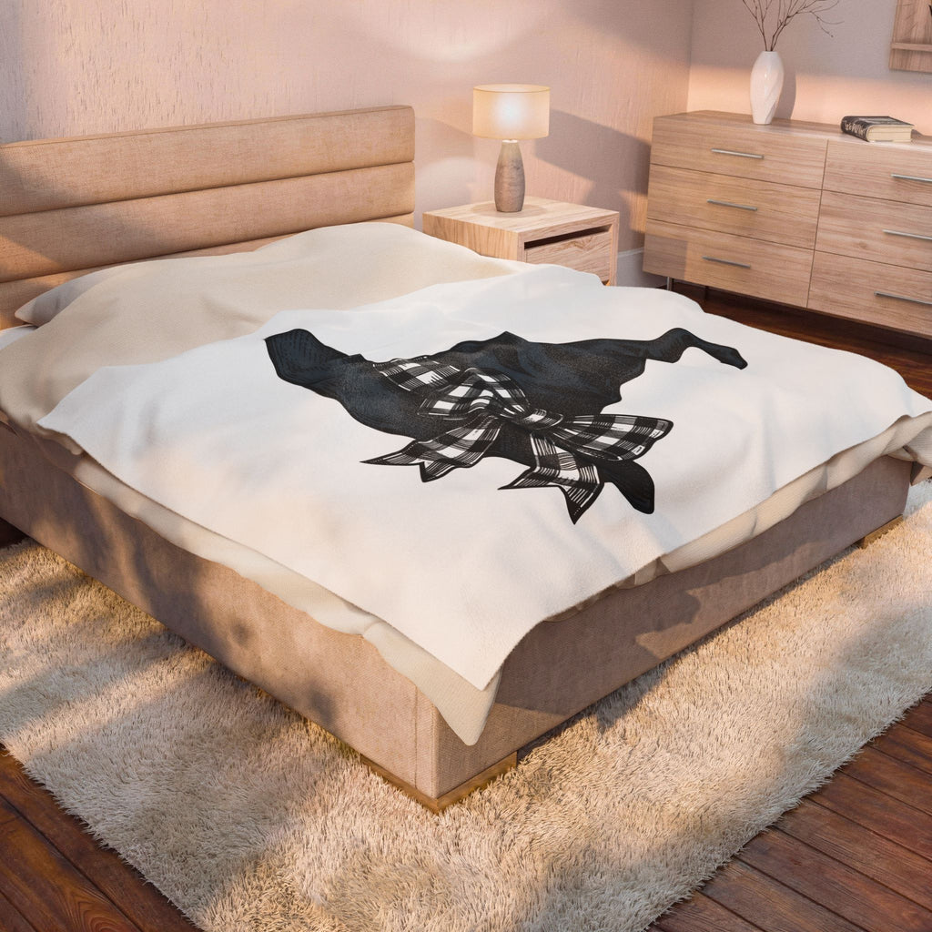 Witch Hat Blanket Halloween Sorcery Gift Women Cartoon Blanket Wizard Hat Blanket Halloween Fan Comic Blanket Magic Graphic Silhouette Gingham Bow