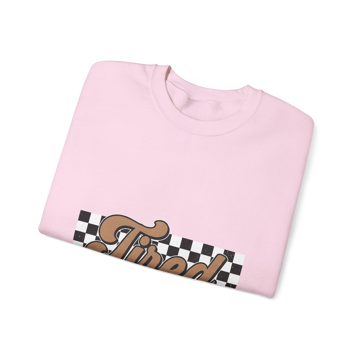 Cursive Font Sweatshirt Mom Comedy Gift Women Nostalgic Sweatshirt Script Sweatshirt Mother Fan Vintage Sweatshirt Humor Graphic Old-Fashioned Check Pattern