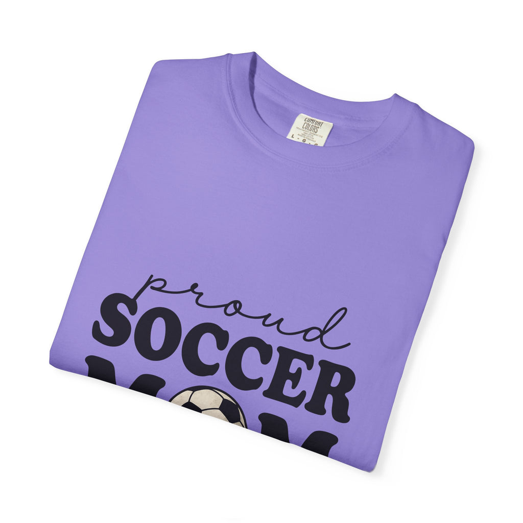 Soccer Ball T-Shirt Soccer Mom Fitness Gift Women Heavy T-Shirt Football T-Shirt Soccer Fan Grunge T-Shirt Workout Graphic Clean Sports T-Shirt