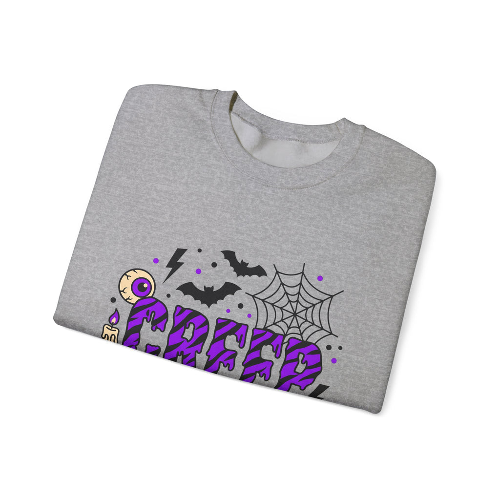 Bat Spider Webbing Sweatshirt Halloween Occult Gift Women Haunted Sweatshirt Spider Web Sweatshirt Horror Fan Spooky Sweatshirt Mystic