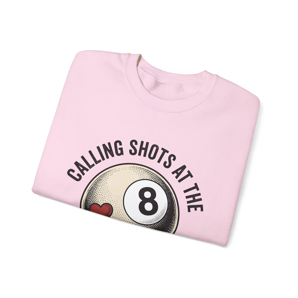 Billiard Ball Billiards Lounge Gift Retro Pool Ball Billiard Fan Vintage Bar Classic Heart Sweatshirt