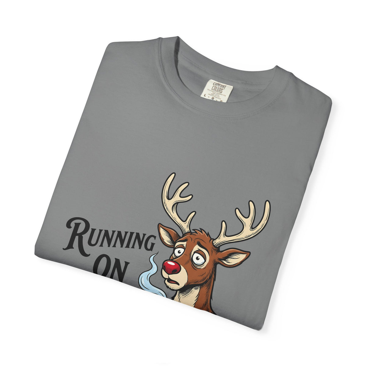 Reindeer Coffee Christmas Humor Gift Cartoon Coffee Xmas Fan Funny Vintage Mug T-Shirt