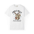 Tree Squirrel Coffee T-Shirt Christmas Fauna Gift Women Line Art T-Shirt Squirrel Coffee T-Shirt Xmas Fan Squirrel Illustration Wildlife Graphic
