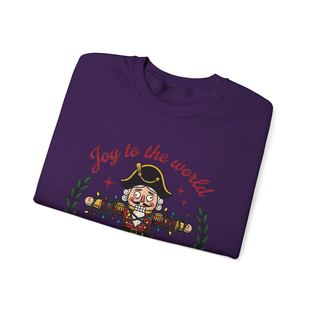 Nutcracker Illustration Sweatshirt Christmas Comedy Gift Women Caricature Sweatshirt Christmas Soldier Sweatshirt Xmas Fan Cartoon Sweatshirt Humor Graphic